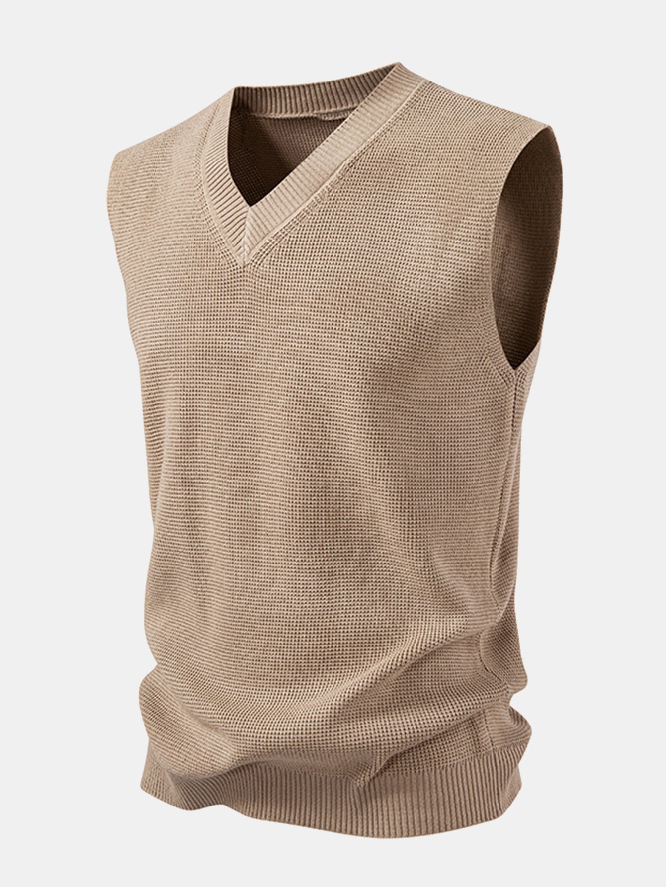 V-Neck Knit Vest