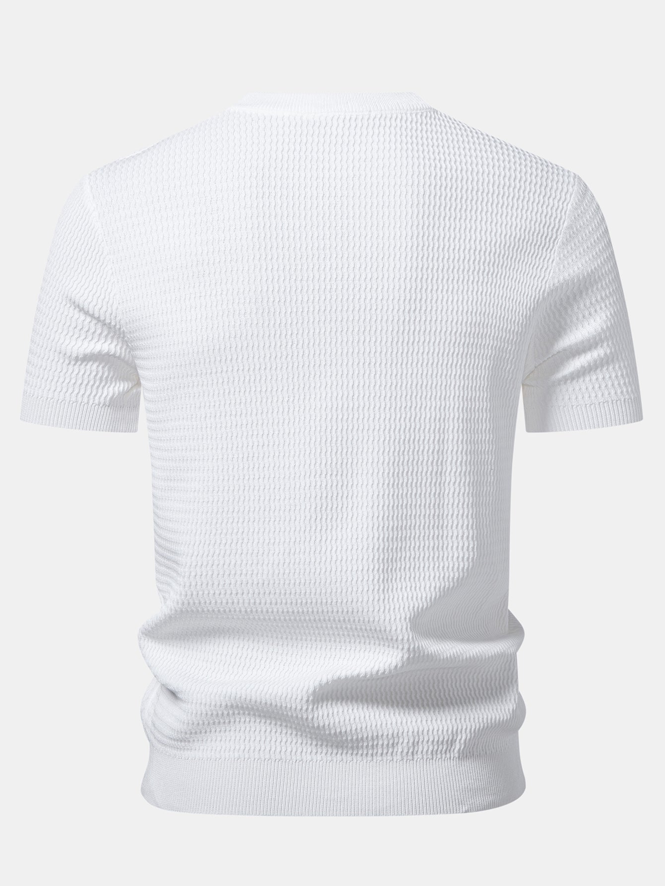 Textured Knit T-Shirt