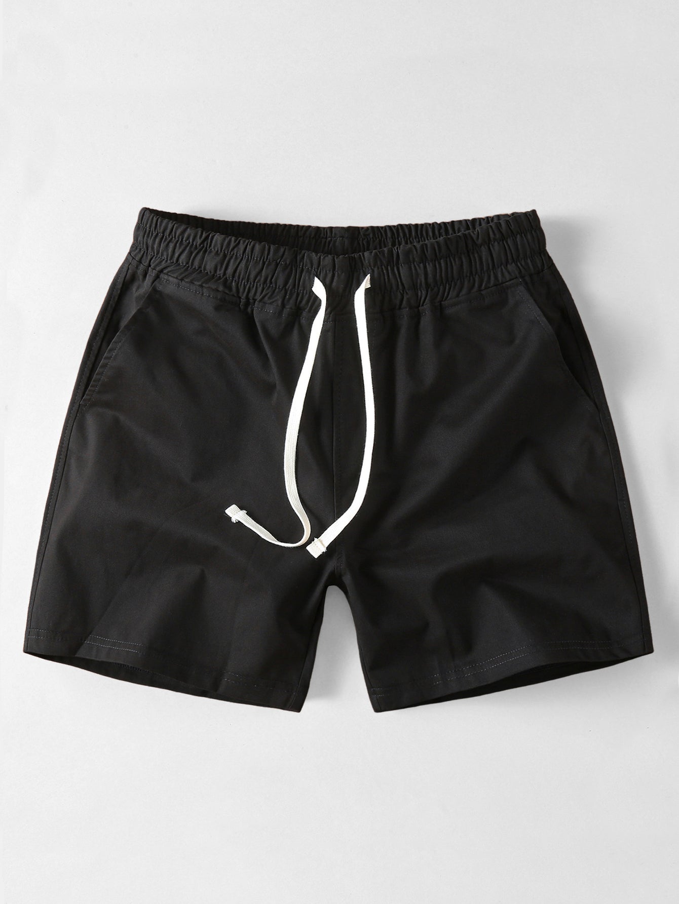 Cotton Drawstring Chino 5" Shorts