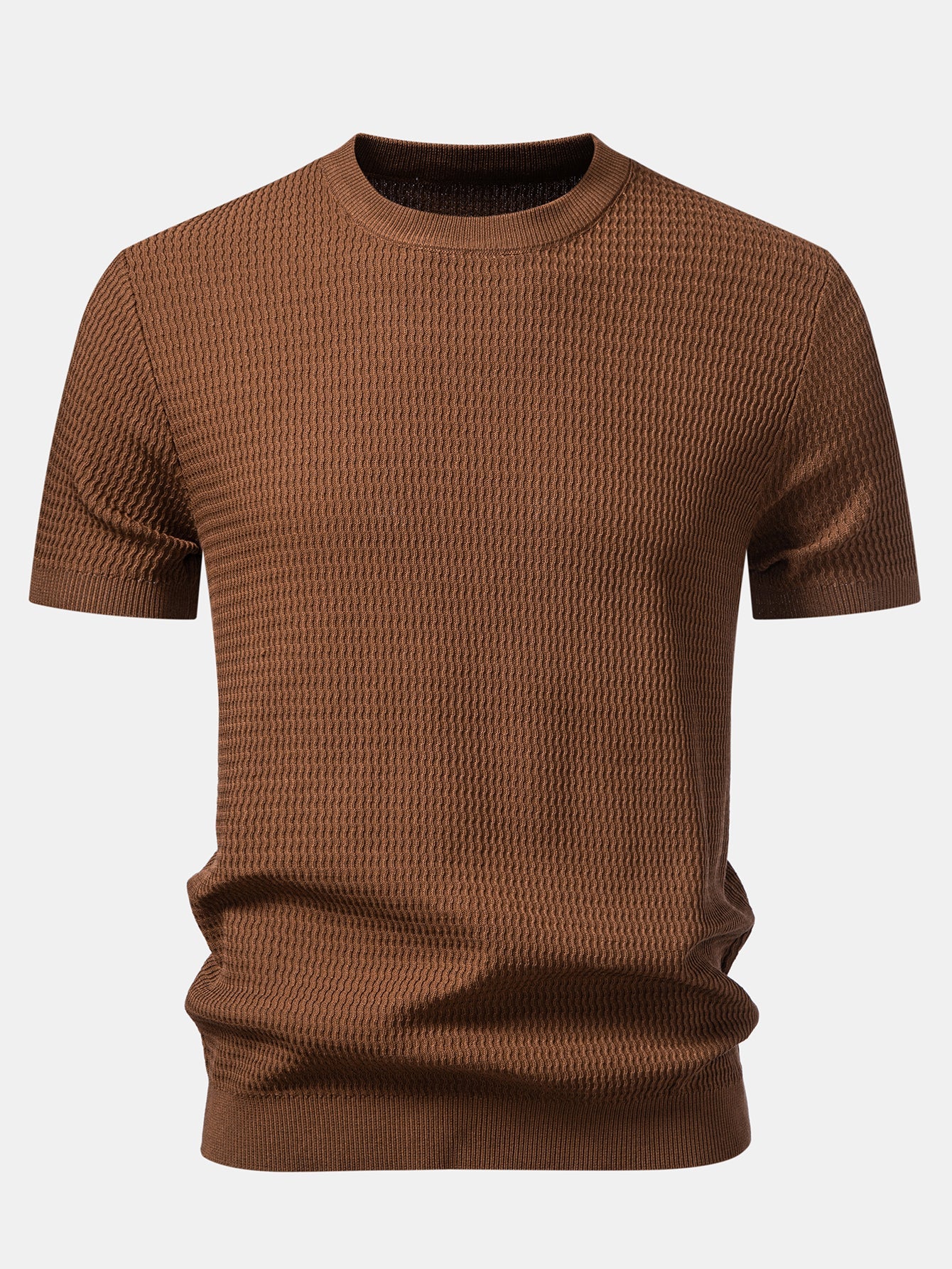 Textured Knit T-Shirt