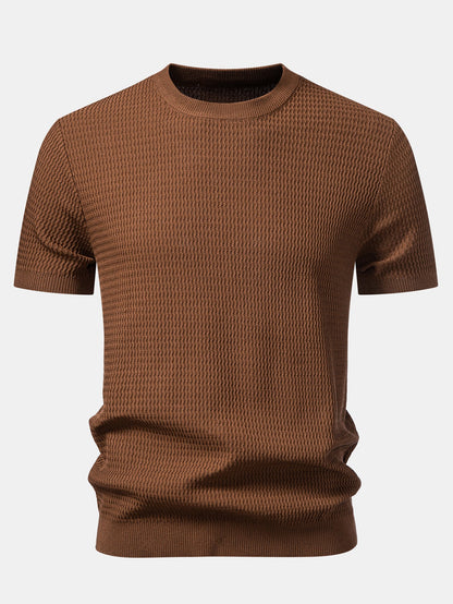 Textured Knit T-Shirt