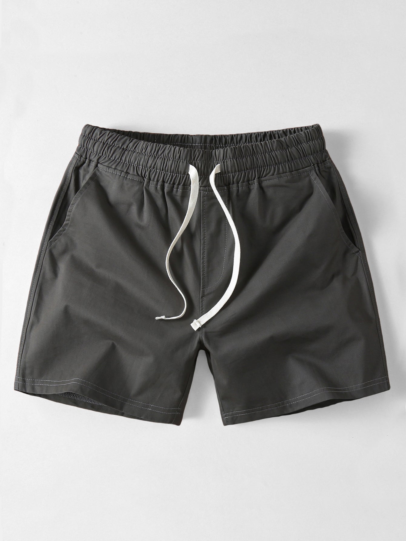 Cotton Drawstring Chino 5" Shorts