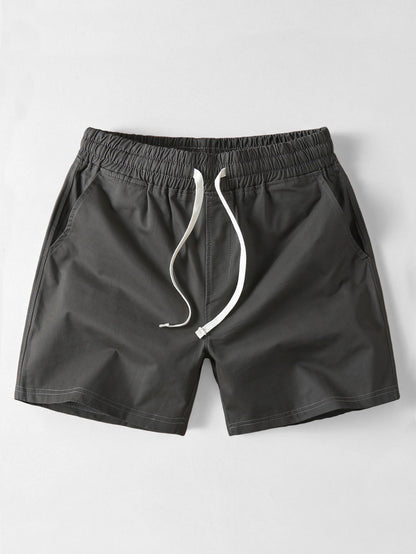 Cotton Drawstring Chino 5" Shorts