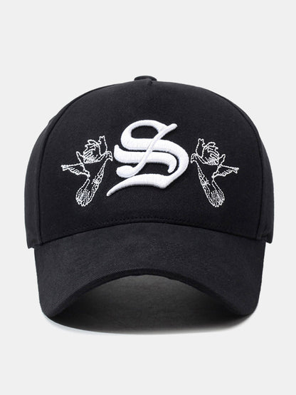 Letter Embroidered Baseball Cap