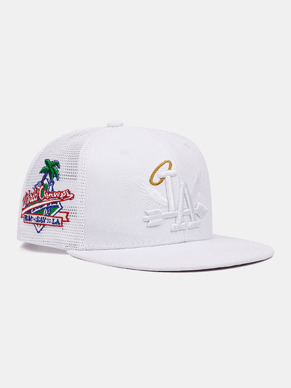 Letter Embroidery Street Style Baseball Cap