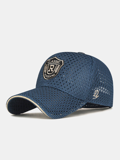 Adjustable Breathable Embroidered Men's Mesh Baseball Hat