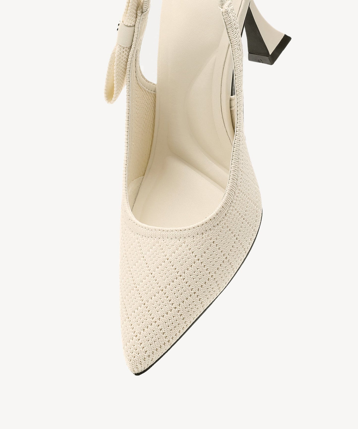 EverLush Bowknot Pointed Toe Heeled Slingback