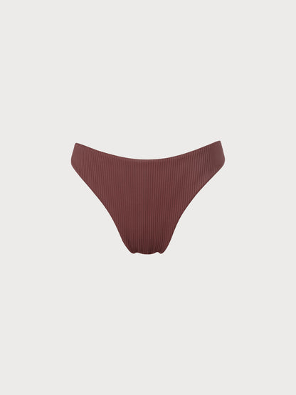 Brown Low Waisted Bikini Bottom