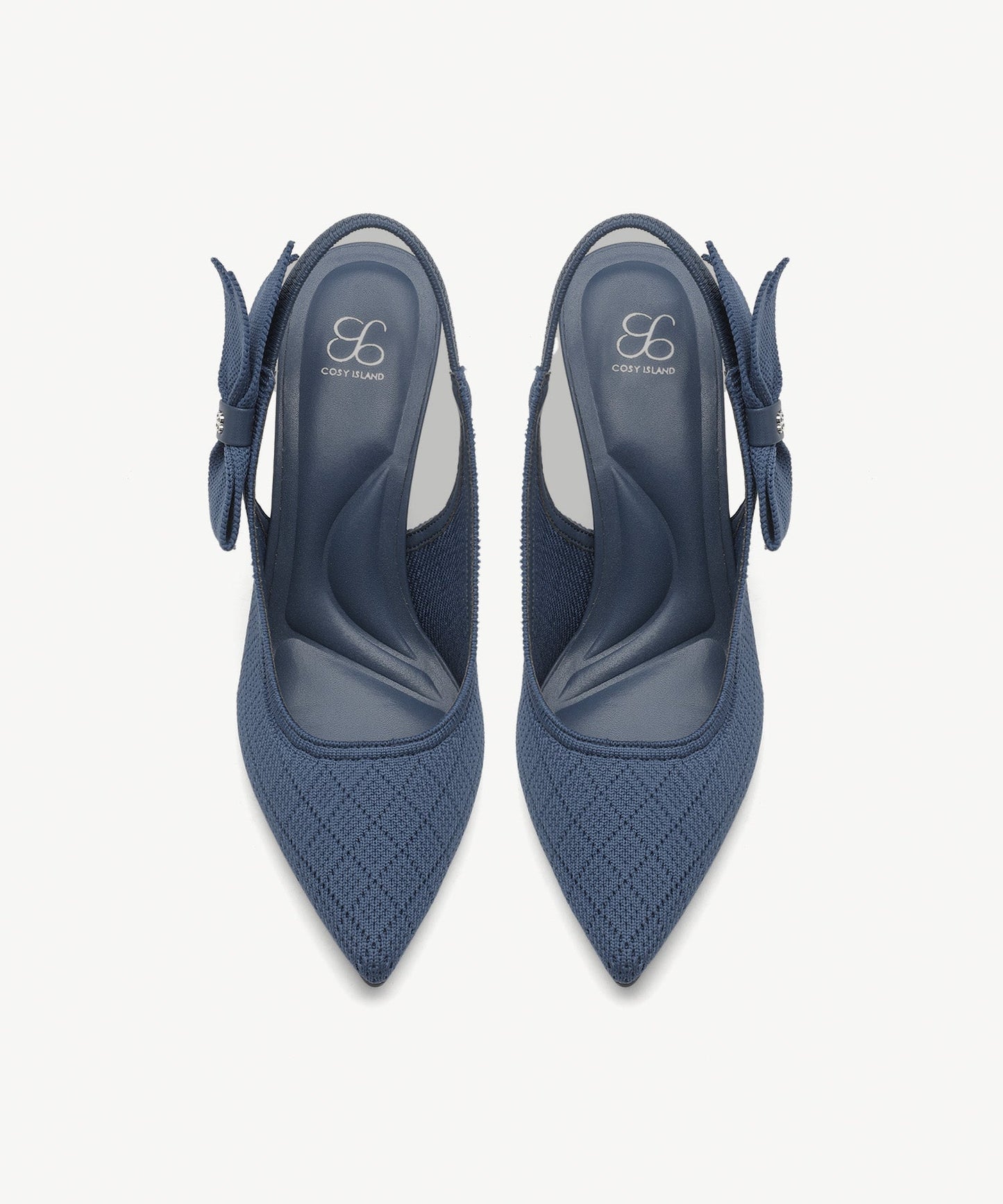 EverLush Bowknot Pointed Toe Heeled Slingback