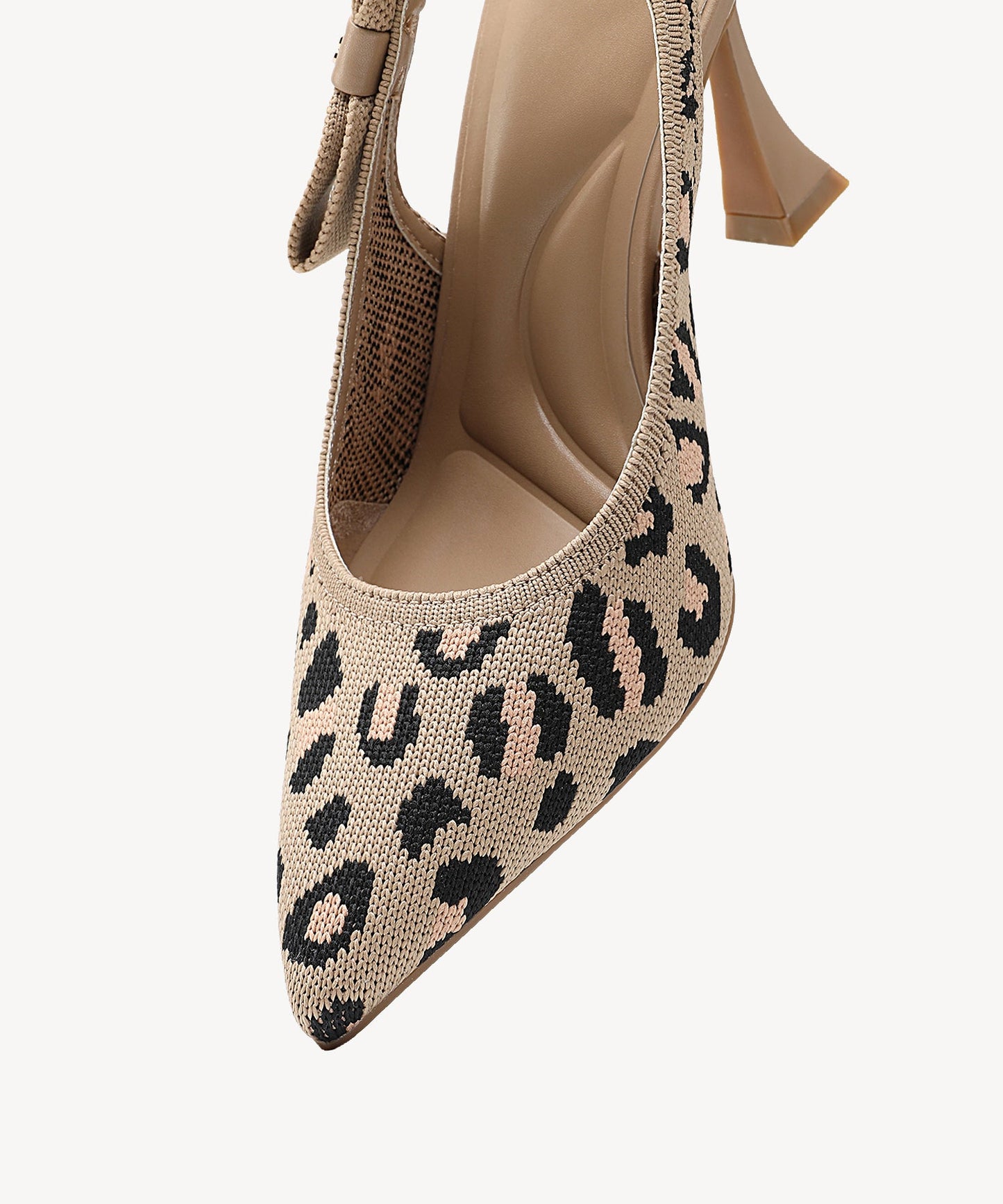 EverLush Bowknot Pointed Toe Heeled Slingback