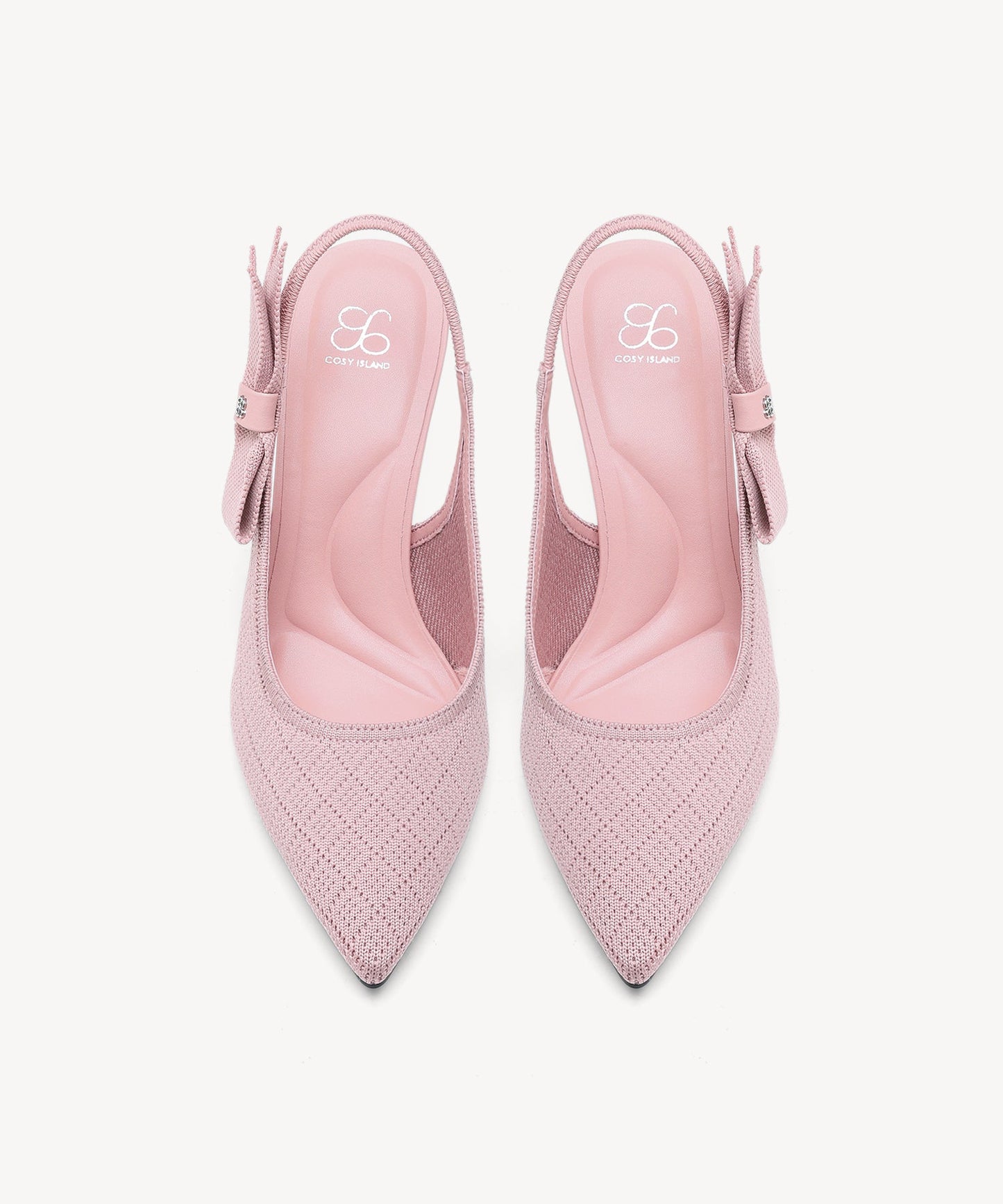 EverLush Bowknot Pointed Toe Heeled Slingback