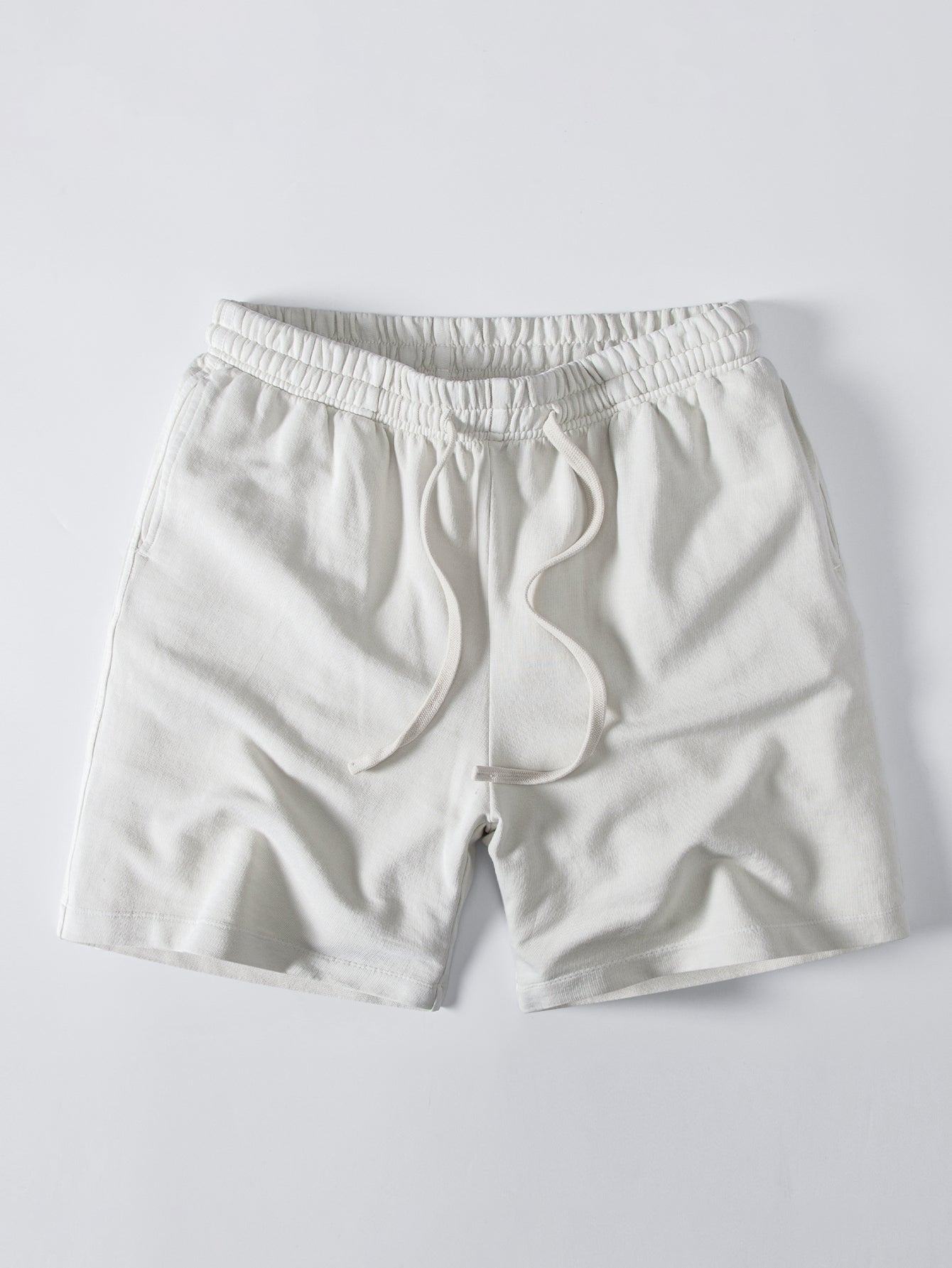 Heavyweight Washed Drop Shoulder T-Shirt & Distressed Shorts Set