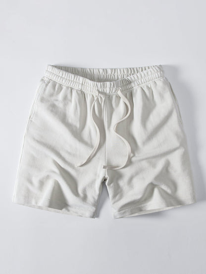 Washed Drawstring Shorts