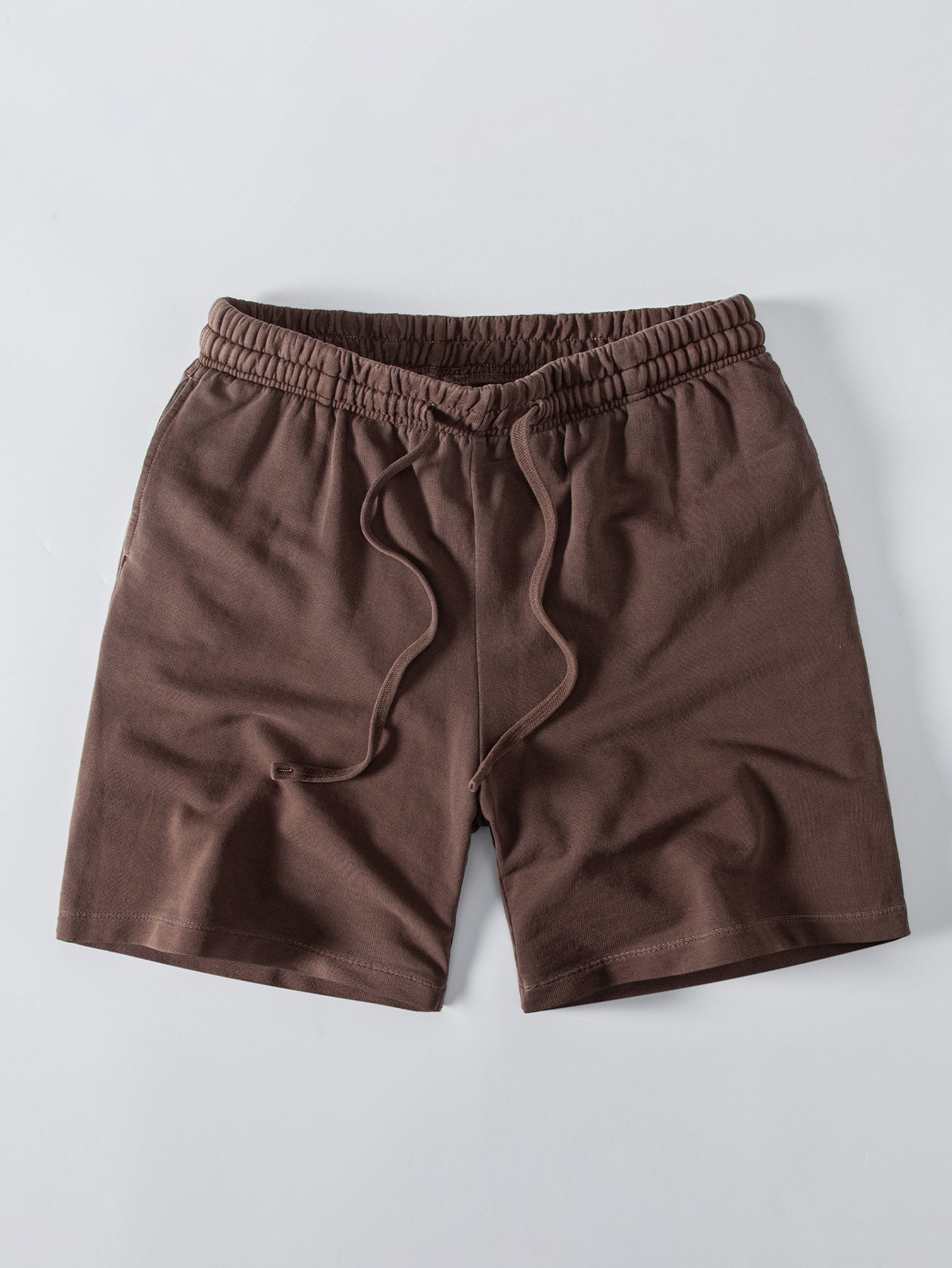 Heavyweight Washed Drop Shoulder T-Shirt & Distressed Shorts Set