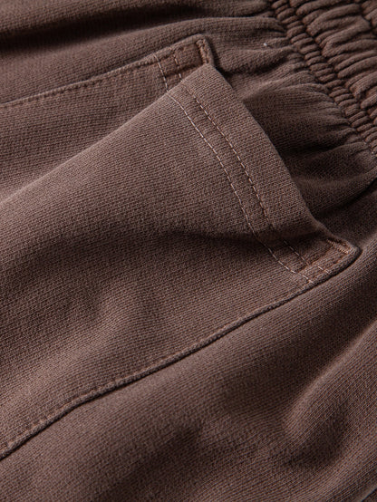 Washed Drawstring Shorts