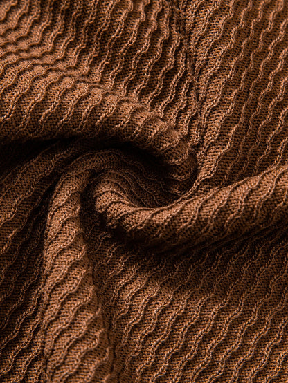 Textured Knit T-Shirt
