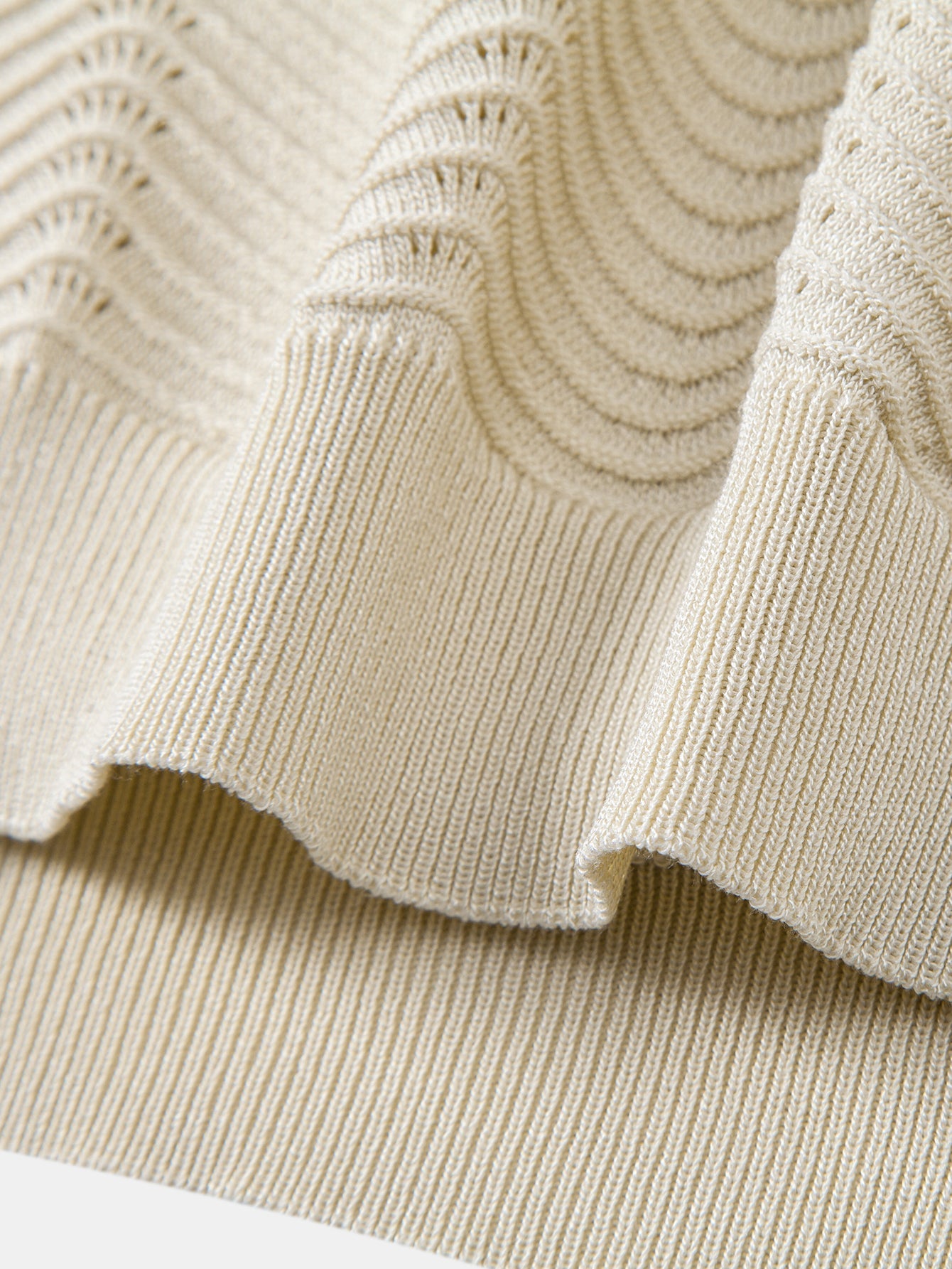 Wave Johnny Collar Knit Polo