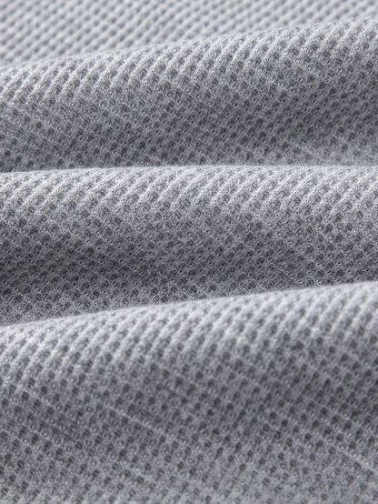2 In 1 Waffle Henley Shirt