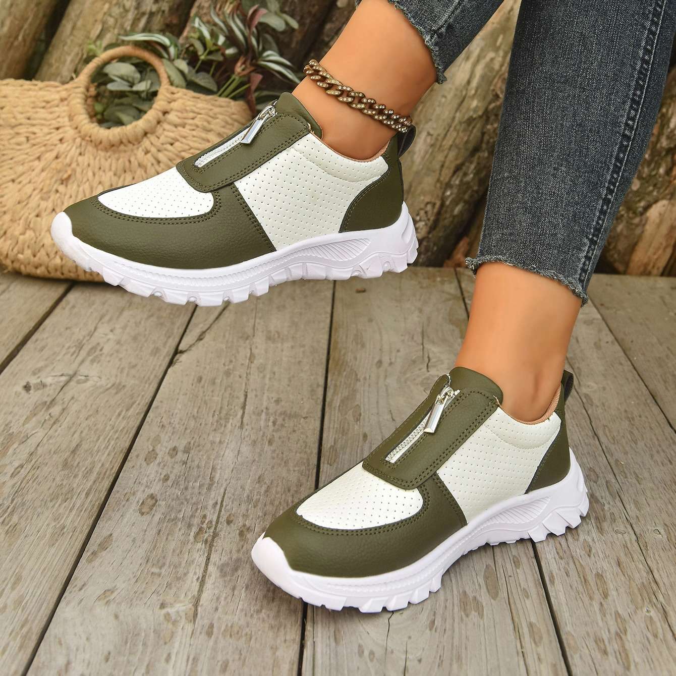 Kenzie Zip Sneakers
