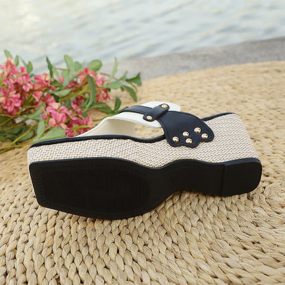 Evelina Strap Slides