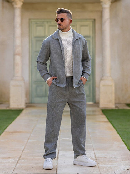 Athleisure Regular Fit Jacket Set