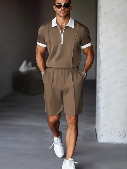 Easy Match Two-Tone Casual Set