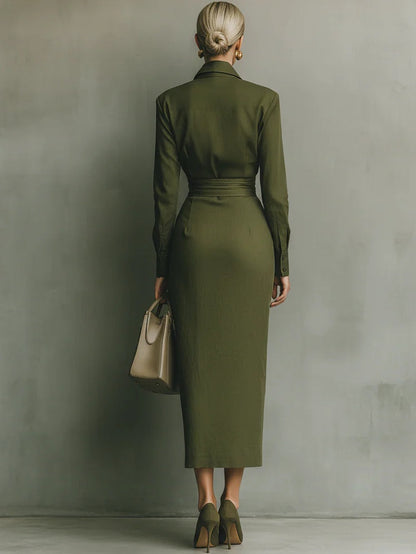 Caterina | Vestido maxi entallado elegante