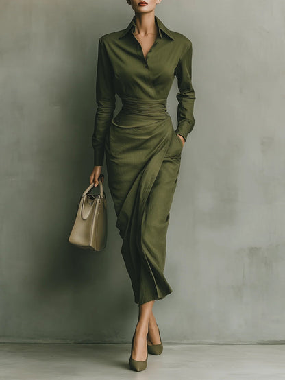 Caterina | Vestido maxi entallado elegante