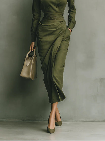 Caterina | Vestido maxi entallado elegante