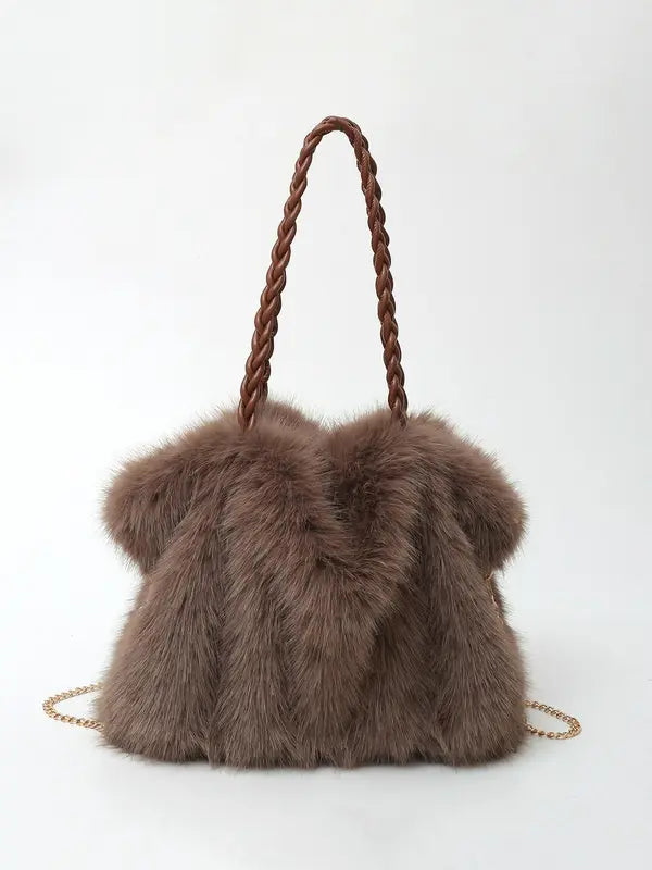Charlotte™ - Borsa a tracolla versatile in morbido velluto