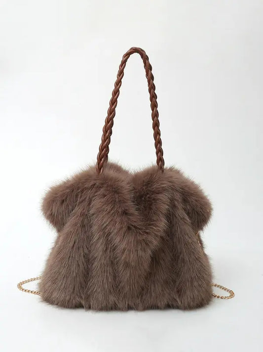 Charlotte™ - Borsa a tracolla versatile in morbido velluto