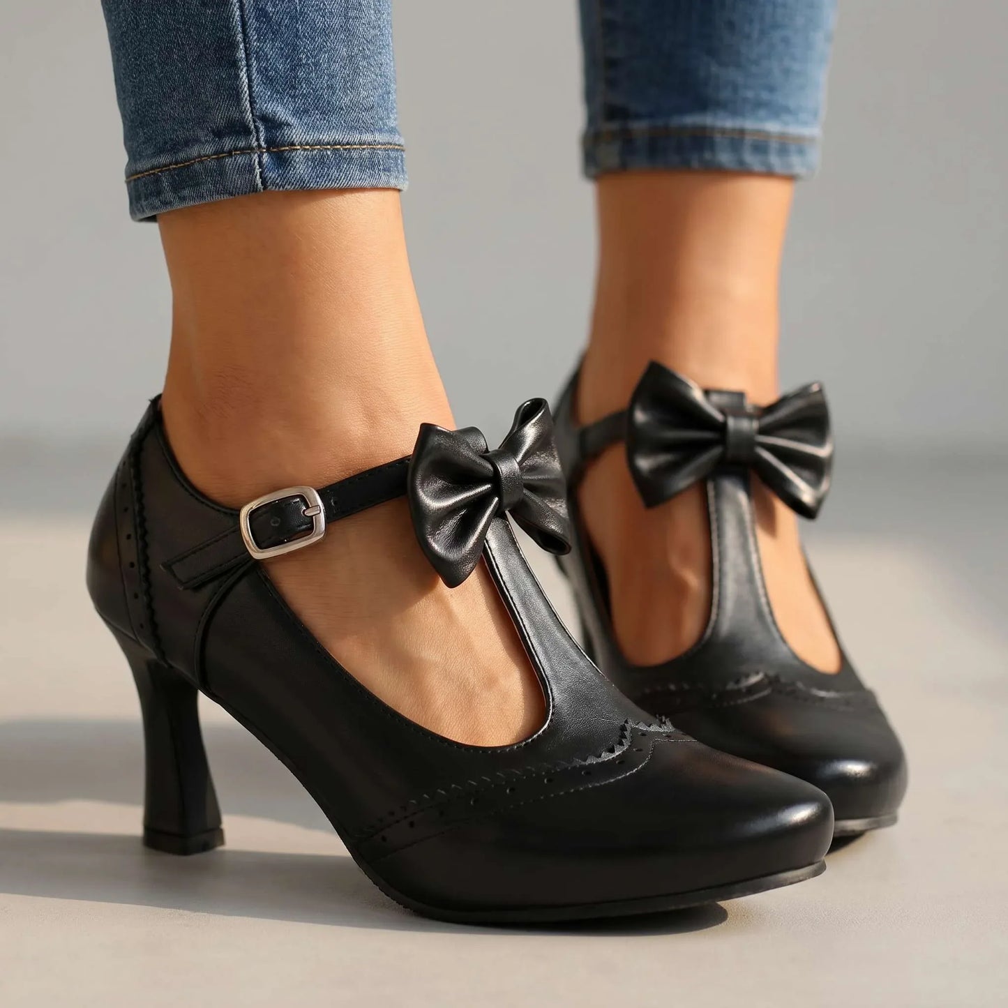 Alexis Bow Mary Jane Heels
