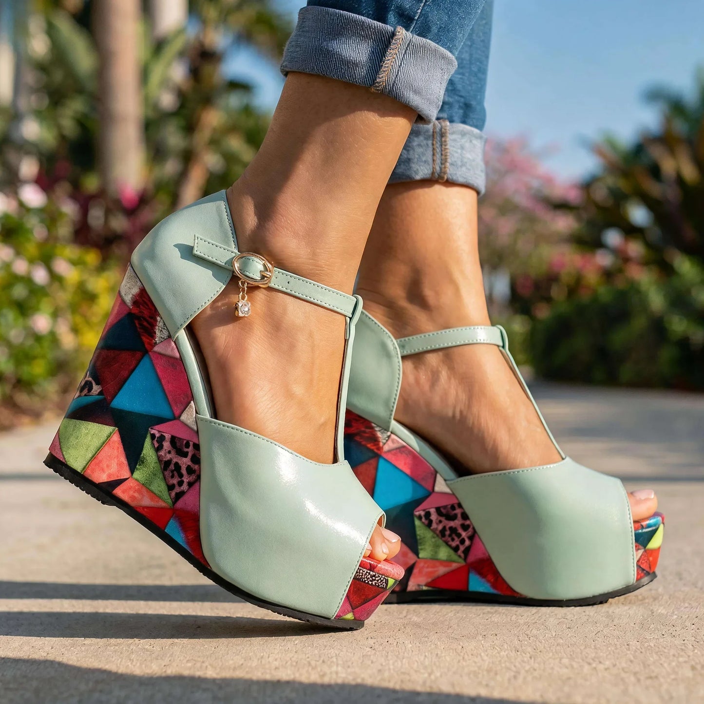 Camilla Wedge Sandals