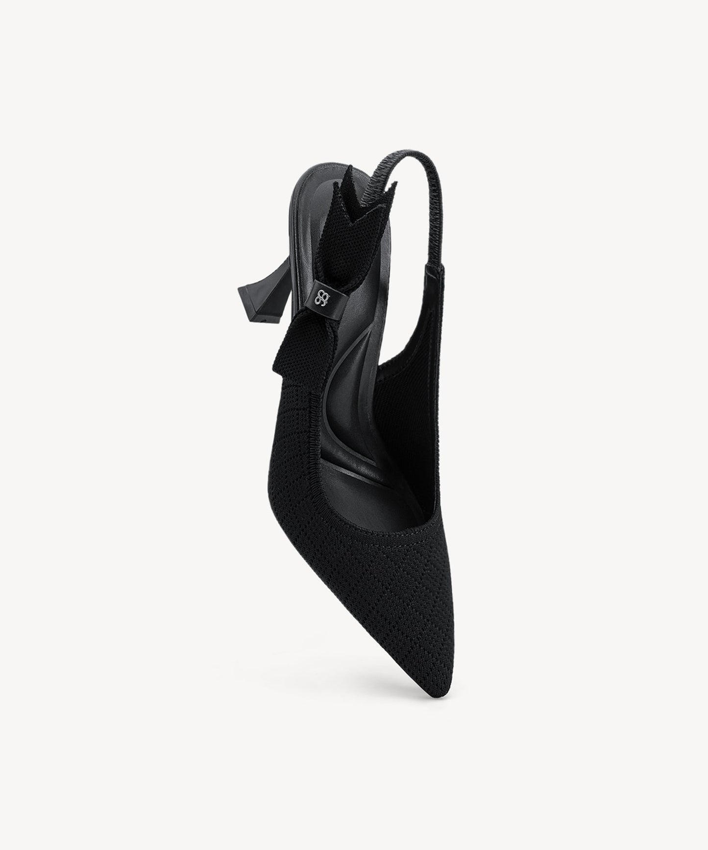 EverLush Bowknot Pointed Toe Heeled Slingback