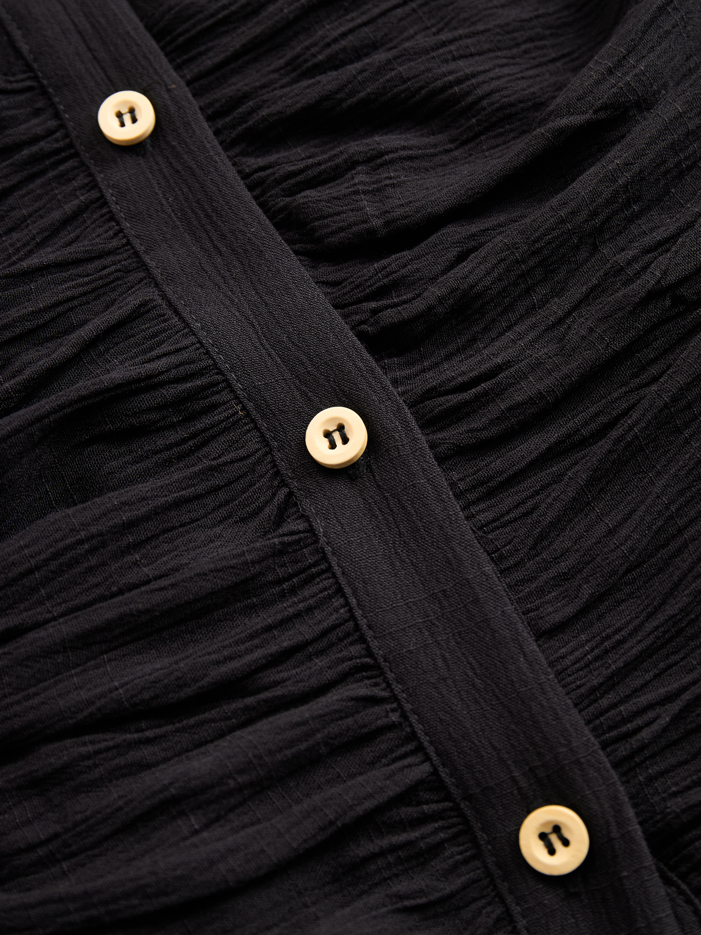 Cotton Linen Pleated Lapel Maxi Dress