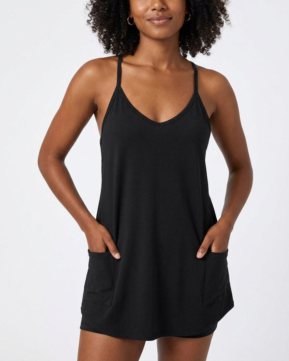 Athletic Lounge Romper Dress
