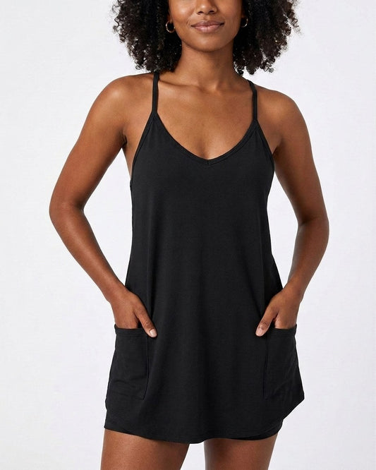 Athletic Lounge Romper Dress