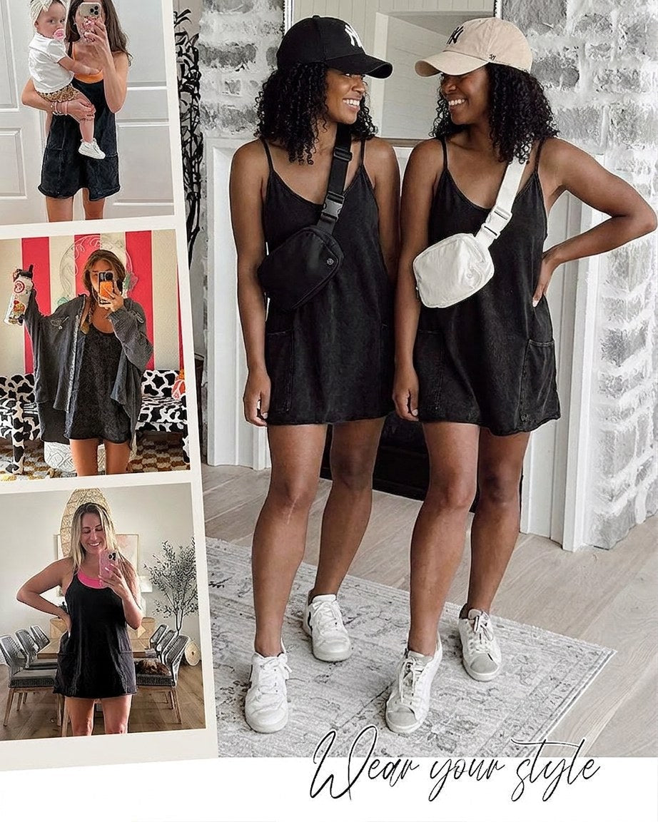 Athletic Lounge Romper Dress