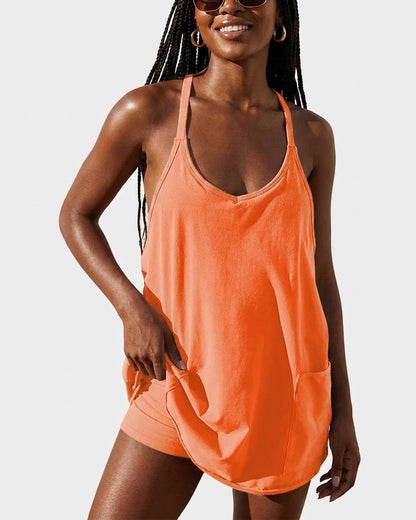 Athletic Lounge Romper Dress