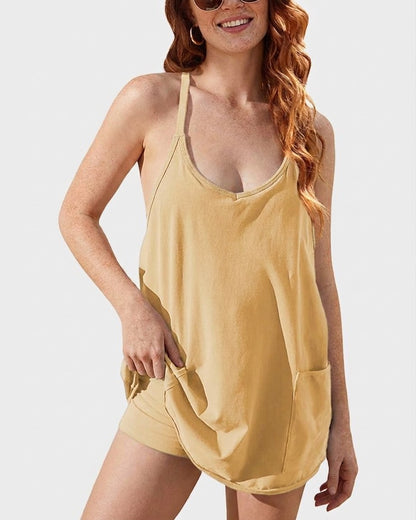 Athletic Lounge Romper Dress