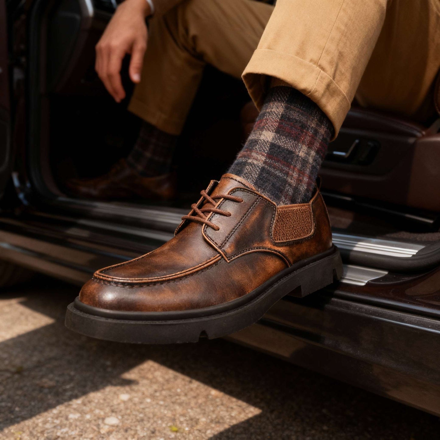 Theodore Leather Derbies