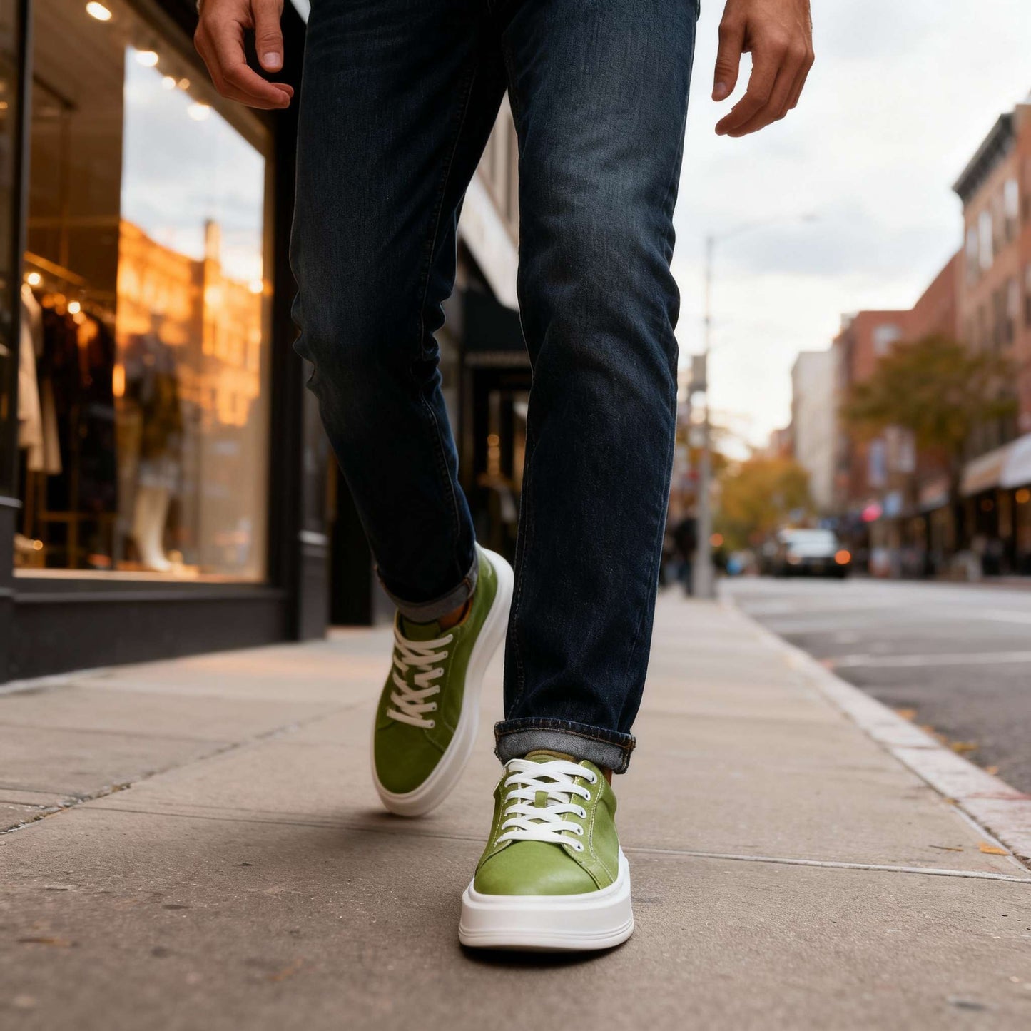 Conrad Jones Leather Sneakers