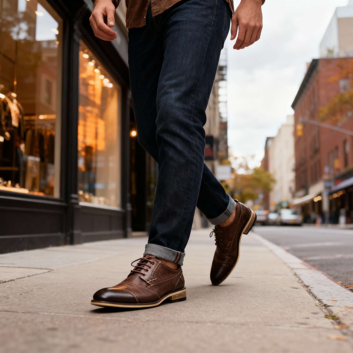 Geoffrey Jones Cap-Toe Derbies