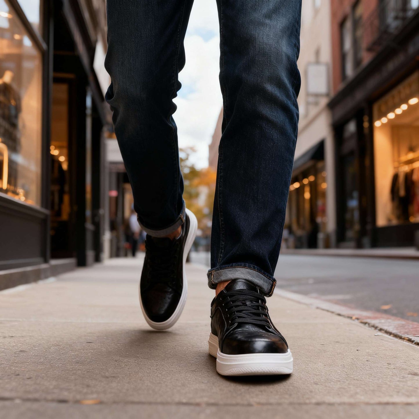 Callum Davidson Leather Sneakers