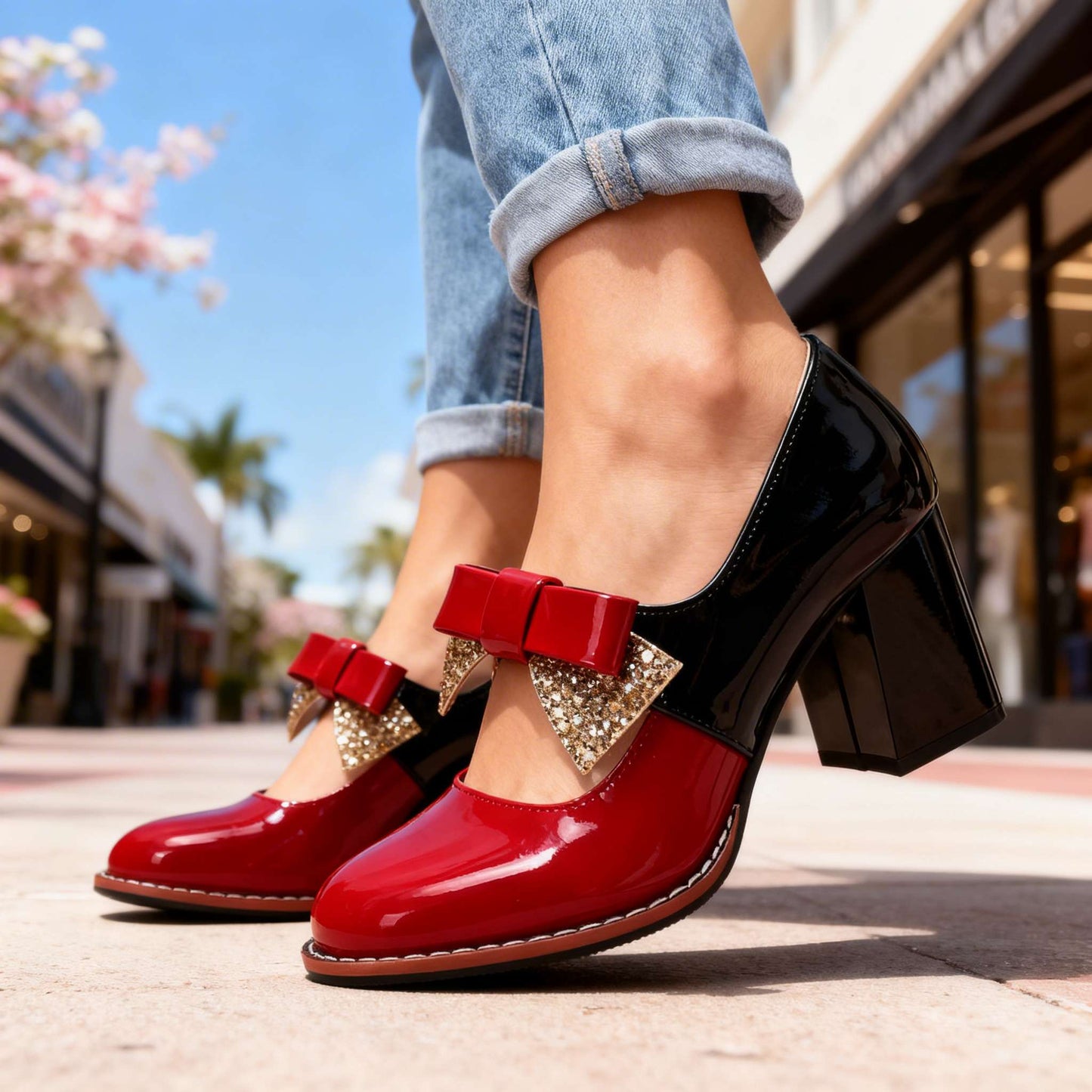 Alessia Bow Loafers