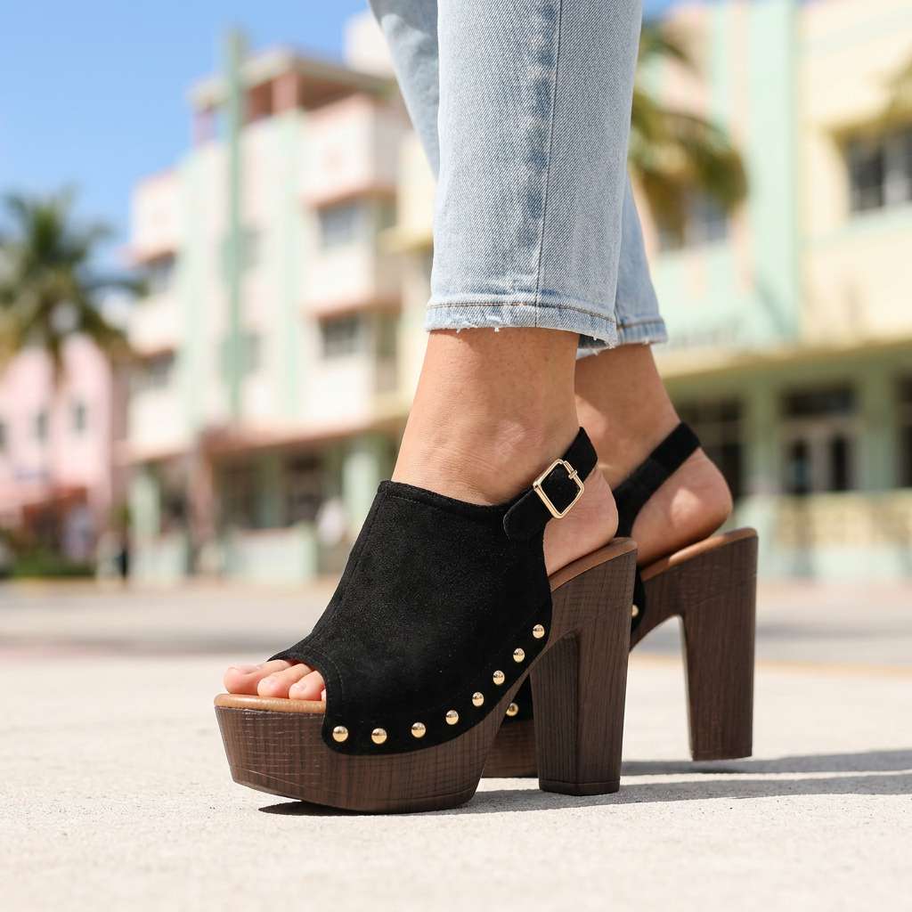 Valentina Block Heels