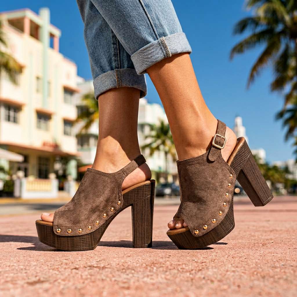 Valentina Block Heels