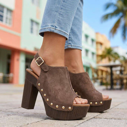 Valentina Block Heels