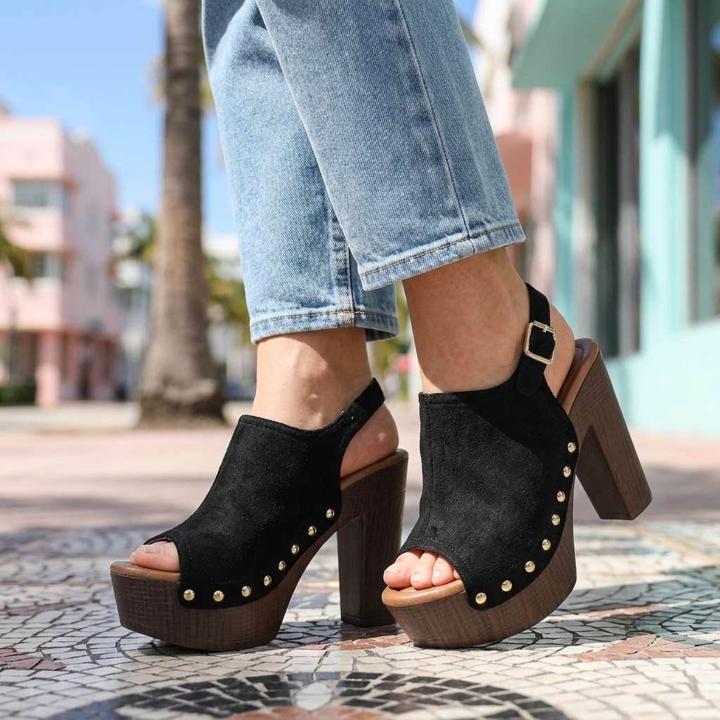Valentina Block Heels