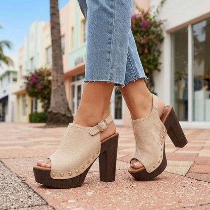 Valentina Block Heels